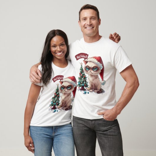 T-shirt Pas le sentir - Chat Grumpy (Unisexe)