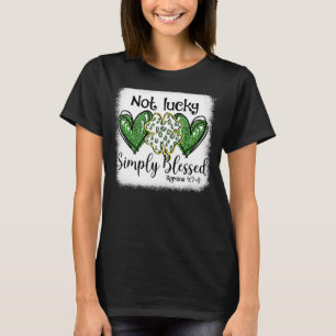 T-shirt Pas Lucky Simple Béni Jour de la Saint Patrick Foi