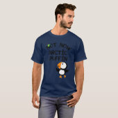 T-shirt Pas maintenant Arctic Puffin Elf Casquette drôle N (Devant entier)