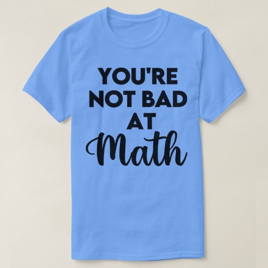 T-shirt Pas Mal En Maths (Design devant)