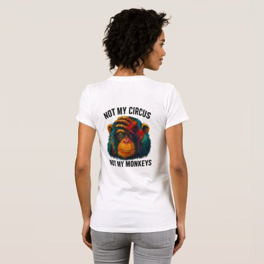 T-SHIRT PAS MES SINGES (Dos entier)