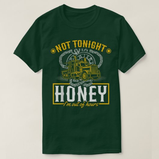 T-shirt Pas mon ce soir (Design devant)