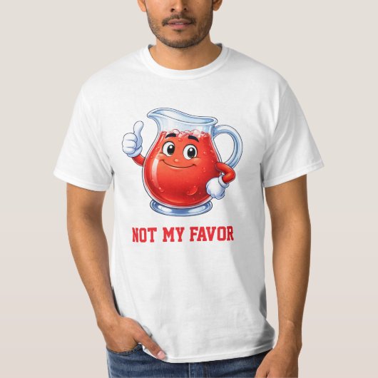 T-shirt Pas mon goût de Kool Aid (Devant)