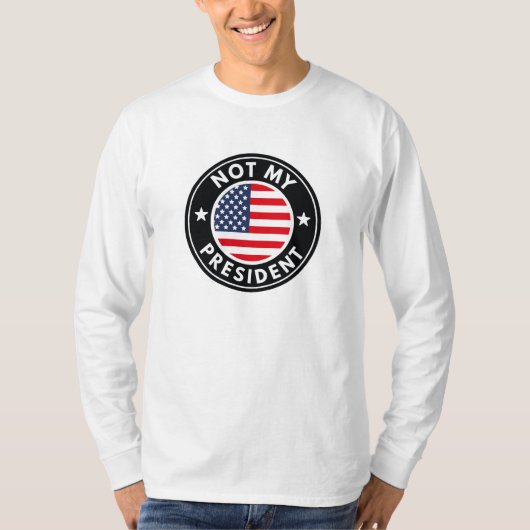 T-shirt Pas mon président (Devant)