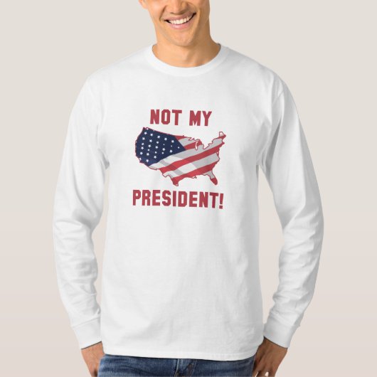 T-shirt Pas mon président (Devant)
