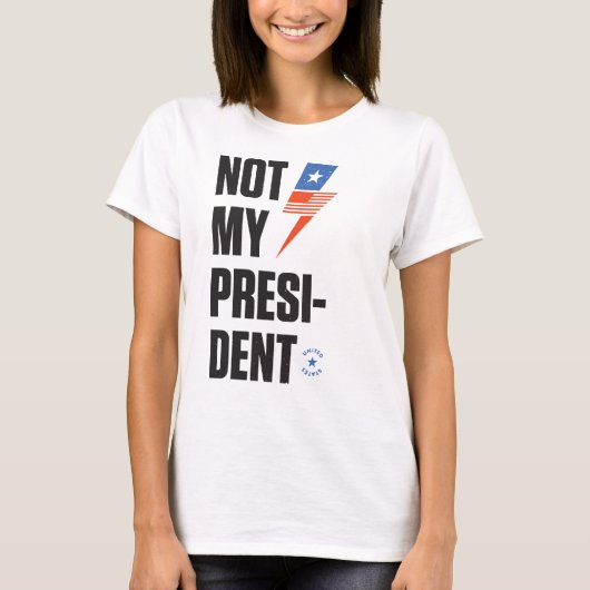T-shirt Pas mon président (Devant)