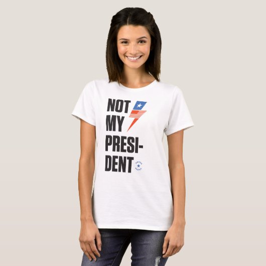 T-shirt Pas mon président (Devant entier)