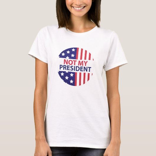 T-shirt Pas mon président (Devant)