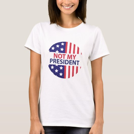 T-shirt Pas mon président (Devant)