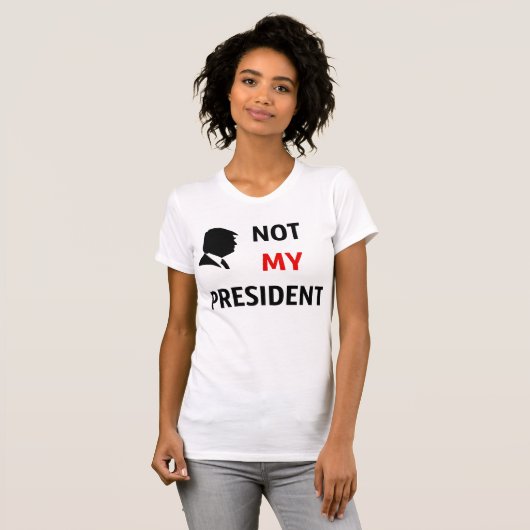T-shirt Pas mon président (Devant entier)