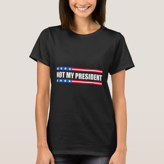 T-shirt Pas Mon Président _ Pas Ma Voix Pas Ma Valeur Non (Devant)