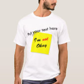 T-shirt Pas OK (Devant)