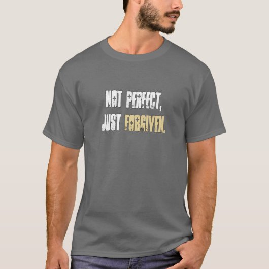 T-shirt Pas perfectionnez juste l'obscurité indulgente | (Devant)