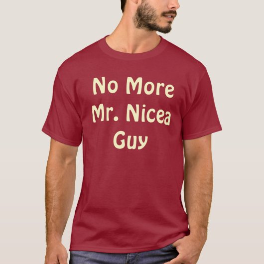 T-shirt Pas plus de M. Nicea Guy (Devant)