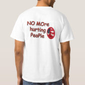 T-shirt Pas plus de personnes blessantes (Dos)