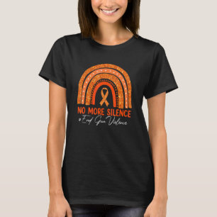 T-shirt Pas Plus de Silence Fin de la Journée de Sensibili