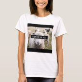 T-shirt Pas pour les moutons (Devant)