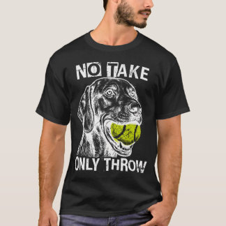 T-shirt Pas Prendre Seulement Lancer Drôle Balle De Tennis
