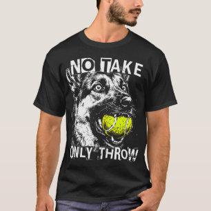T-shirt Pas Prendre Seulement Lancer Drôle Balle de Tennis