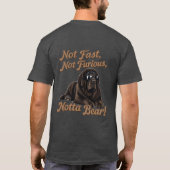 T-shirt Pas rapide, pas furieux, Notta Bear (Dos)
