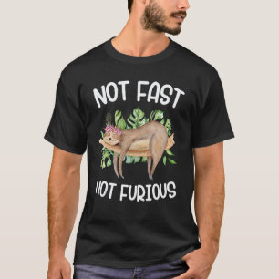 T-shirt Pas rapide pas furieux paresseux