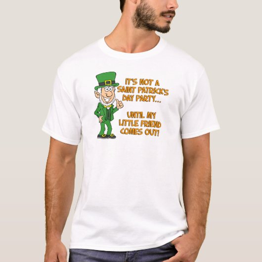 T-shirt Pas Saint Patricks Day Jusqu'À Mon Petit Ami (Devant)