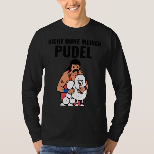 T-shirt Pas Sans Mon Poodle (Devant)