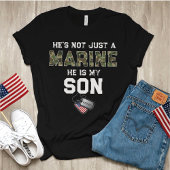 T-shirt Pas Seulement Une Marine Il Est Mon Fils Militaire