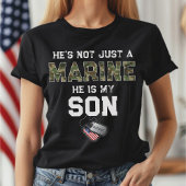 T-shirt Pas Seulement Une Marine Il Est Mon Fils Militaire