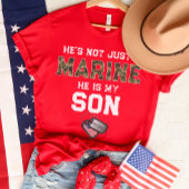 T-shirt Pas Seulement Une Marine Il Est Mon Fils Militaire