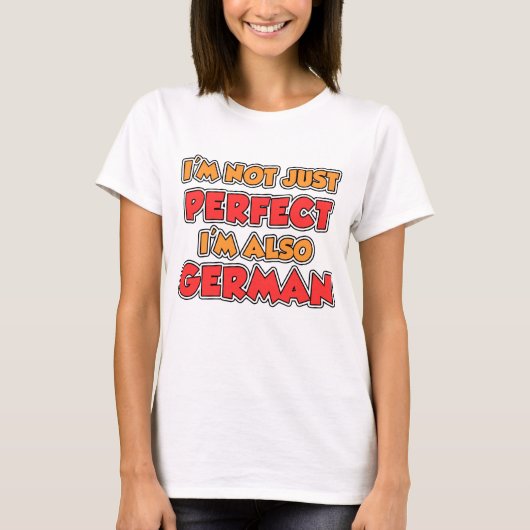 T-shirt Pas simplement Allemand parfait (Devant)