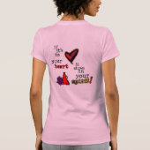 T-shirt … Pas simplement flirts Cheerleading dans des (Dos)