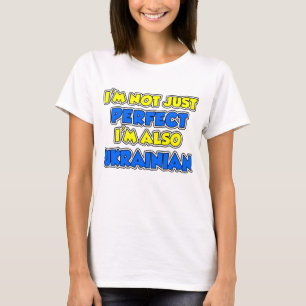 T-shirt Pas simplement parfait je suis ukrainien