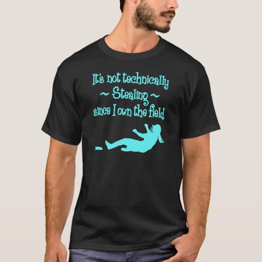 T-shirt Pas techniquement volant, lt.blue (Devant)