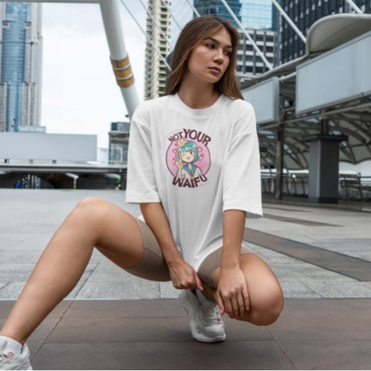 T-shirt Pas ton Waifu