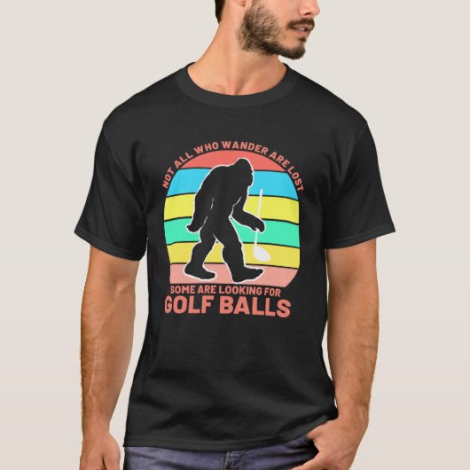 T-shirt Pas tous errer Loin Warm Womens Mens Golf Balls (Devant)