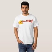 T-shirt Pas tous les hommes (Devant entier)