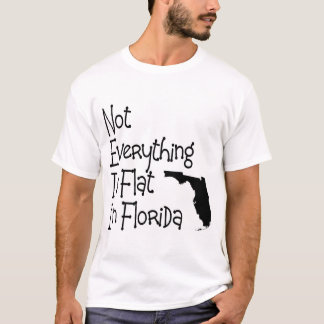T-shirt Pas tout en Floride est plat