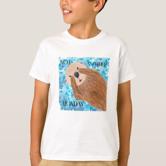 T-shirt Pas un autre lundi (Devant)