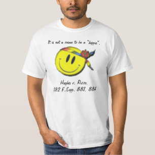 T-shirt Pas un crime à être une hippie