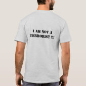 T-shirt Pas un criminel (Dos)