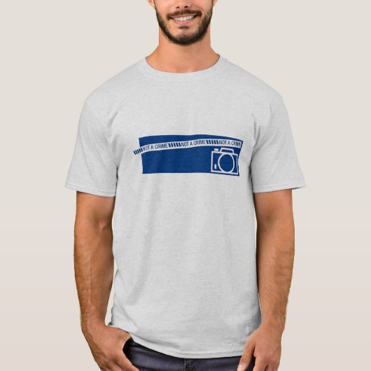 T-shirt Pas un criminel (Devant)