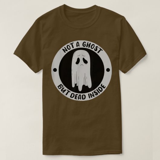T-shirt Pas Un Fantôme Mais La Mort Dans La Tristesse Malh (Design devant)