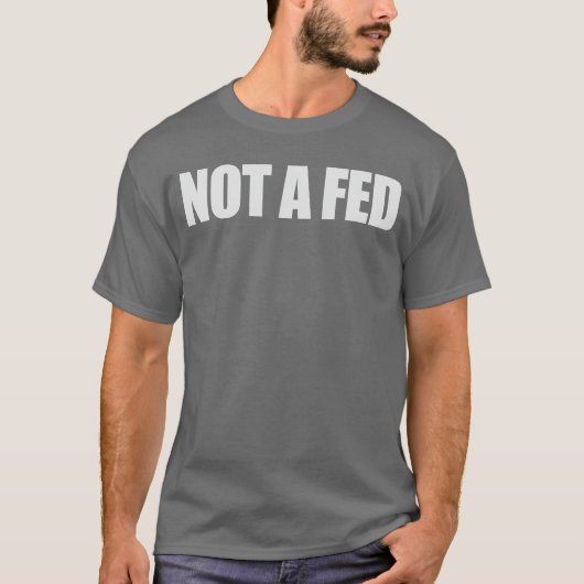 T-shirt Pas un Fed rétro (Devant)