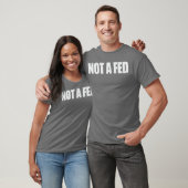 T-shirt Pas un Fed rétro (Unisexe)
