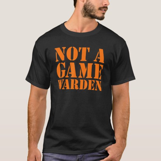 T-shirt Pas un gardien de jeu (Devant)