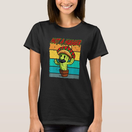 T-shirt Pas Un Grogger Funny Cactus Sarcastique (Devant)