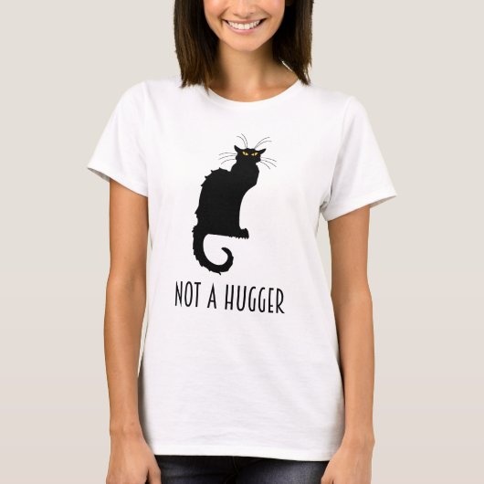 T-shirt Pas Un Gros Amusant Qui Introduit Le Chat Antisoci (Devant)