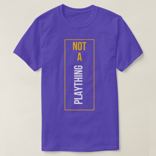 T-shirt Pas un jeu (Design devant)