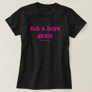 T-shirt Pas un jeu de garçons Bold Rose